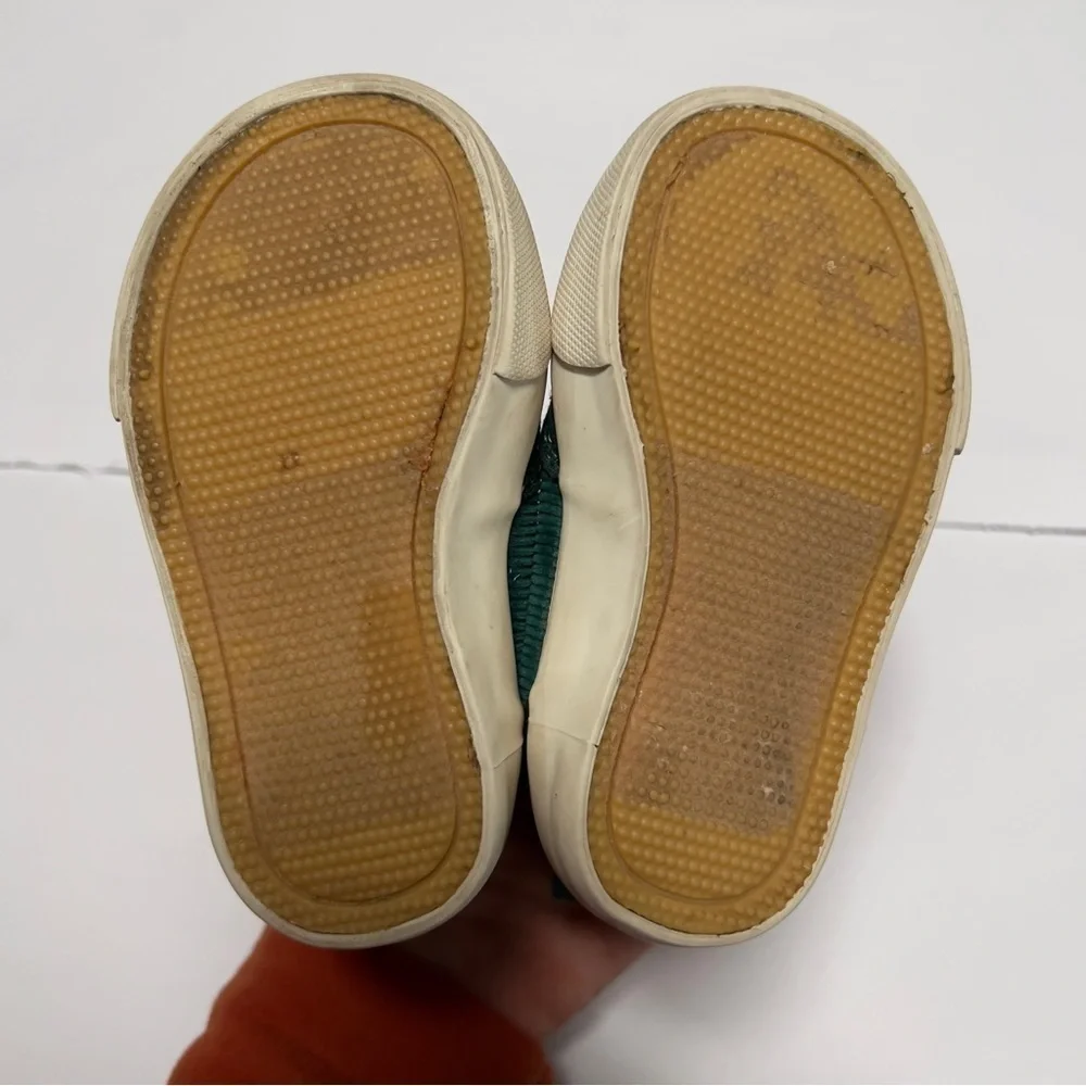 Old Navy Toddler High-top Sneakers Triple -Strap  Green size 5